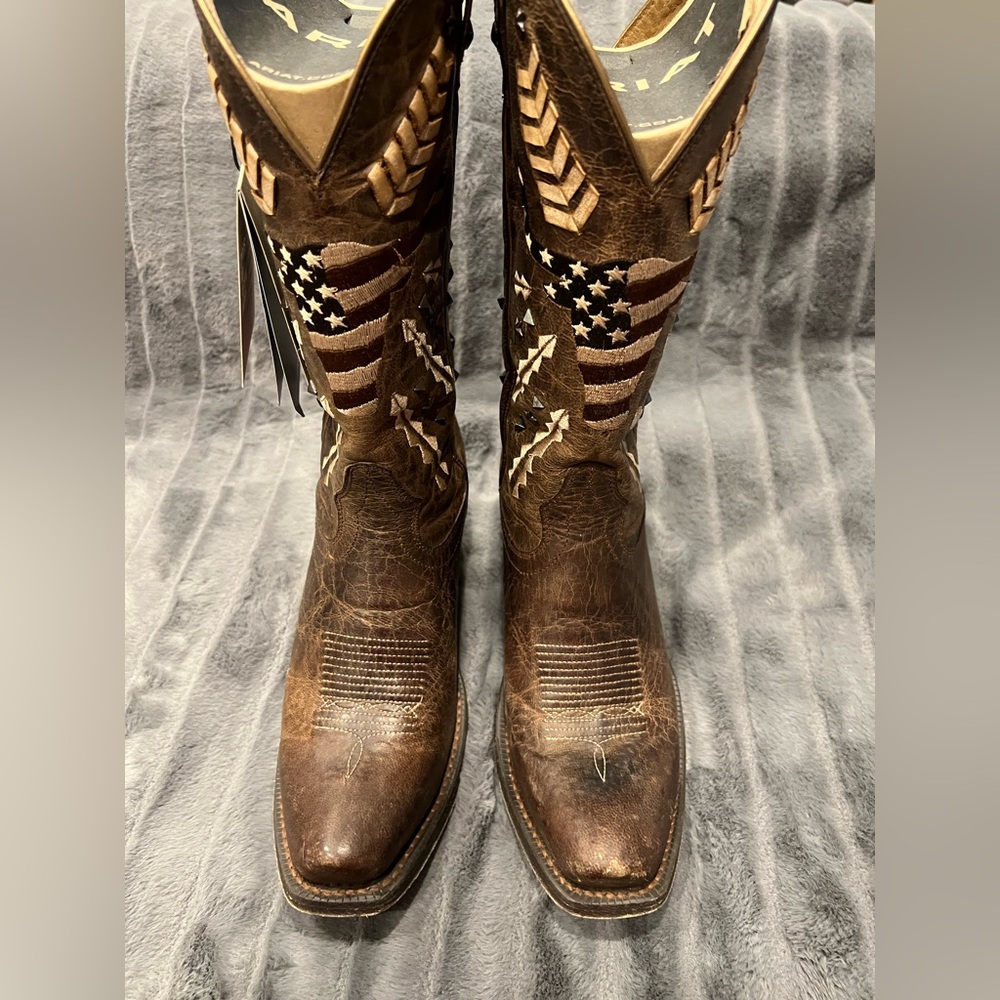 Ariat Circuit Americana Western Boot ATS Sole - Picture 7 of 13
